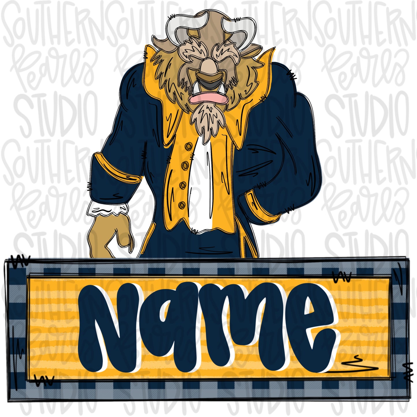 Beast with name patch | PNG files| Sublimation Design | Digital Download | Women’s, Kids Shirt PNG SVG