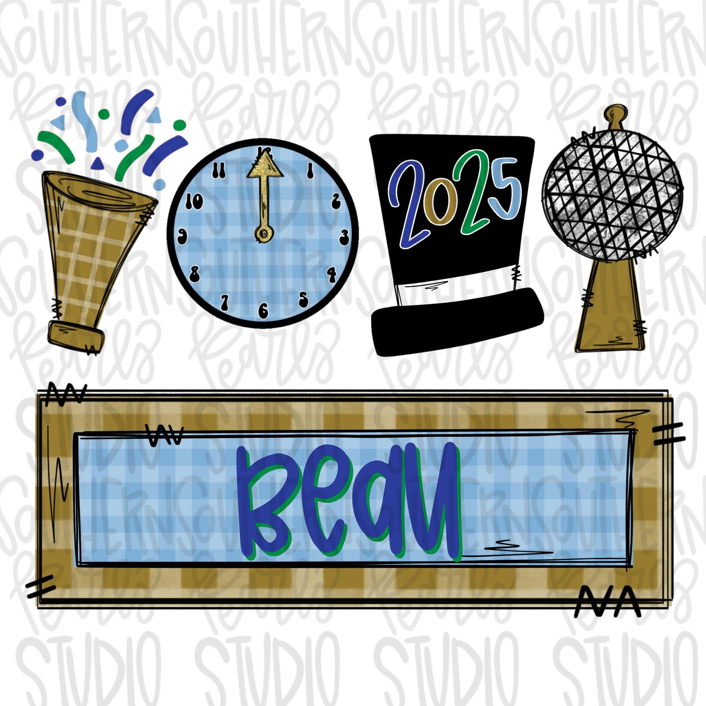 New Year Boy name patch 2025| Sublimation Design | Digital Download | Women’s, Kids Shirt PNG