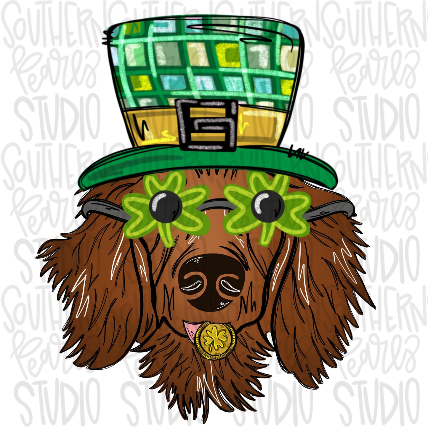 Dachshund | St Patrick Day | Sublimation Design | Digital Download | Women’s, Kids Shirt PNG