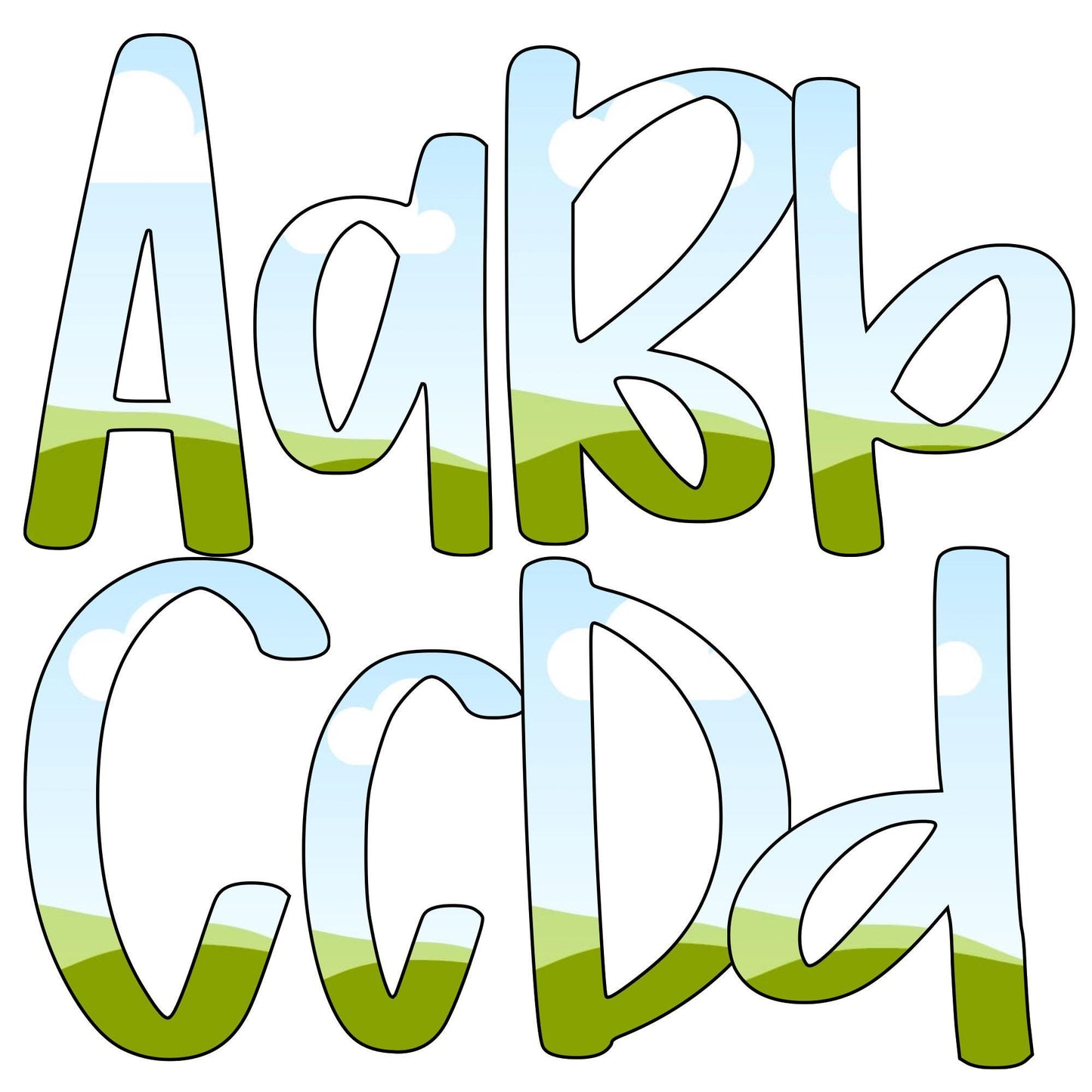 Canva Frame Template Alphabet | Fill your own font | Sublimation Design | Digital Download | Women’s, Kids Shirt PNG