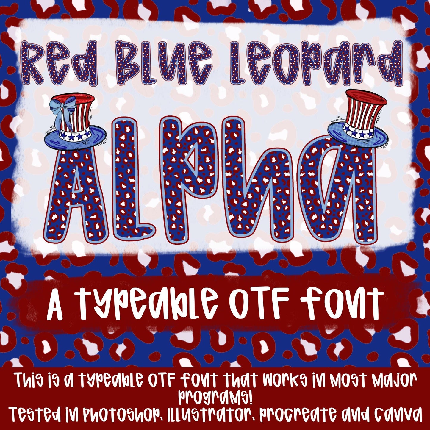 Girl Patriotic Alpha Set | 5 Typeable fonts| Typeable Font | Sublimation Design | Digital Download | Women’s, Kids Shirt PNG