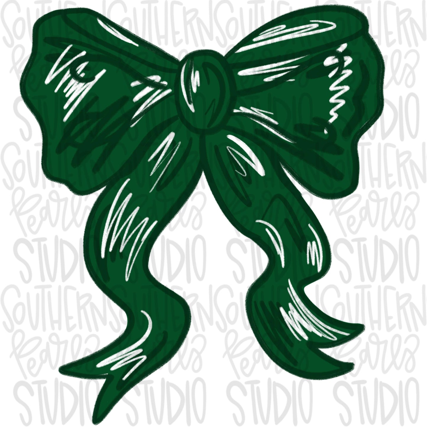 Let’s Go bow | green and white | Go Team | PNG | Sublimation | Design Download | womens and kids