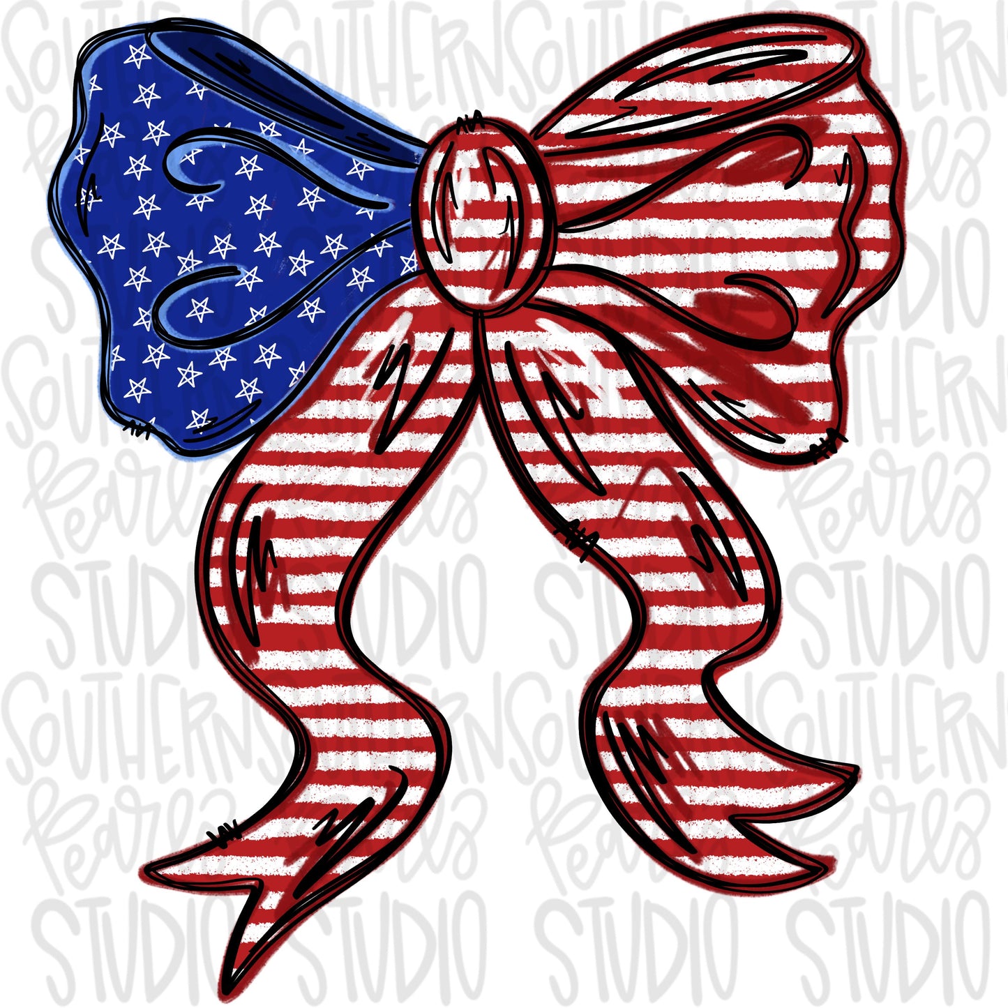 Stars, Stripes and Jesus Christ | frame with bow | front and back | Patriotic | Sublimation Design | Digital Download | Womens Kids PNG
