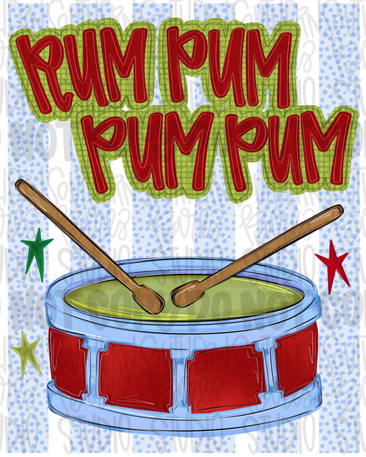 rum pum pum pum pum drummer boy| Sublimation Design | Digital Download | Women’s, Kids Shirt PNG (Copy)