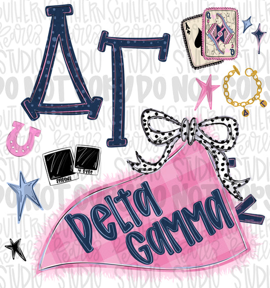 Delta gamma png design | Sublimation Design | Digital Download | Women’s, Kids Shirt PNG