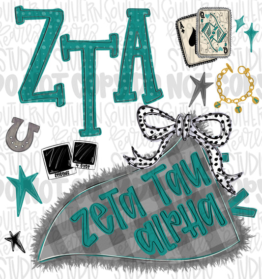 Zeta tau alpha png design | Sublimation Design | Digital Download | Women’s, Kids Shirt PNG