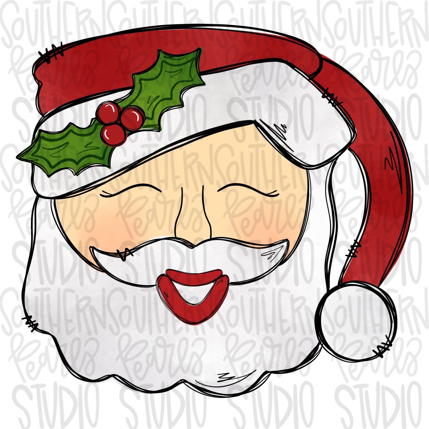 Santa Mug | Sublimation Design | Digital Download | Women’s, Kids Shirt PNG