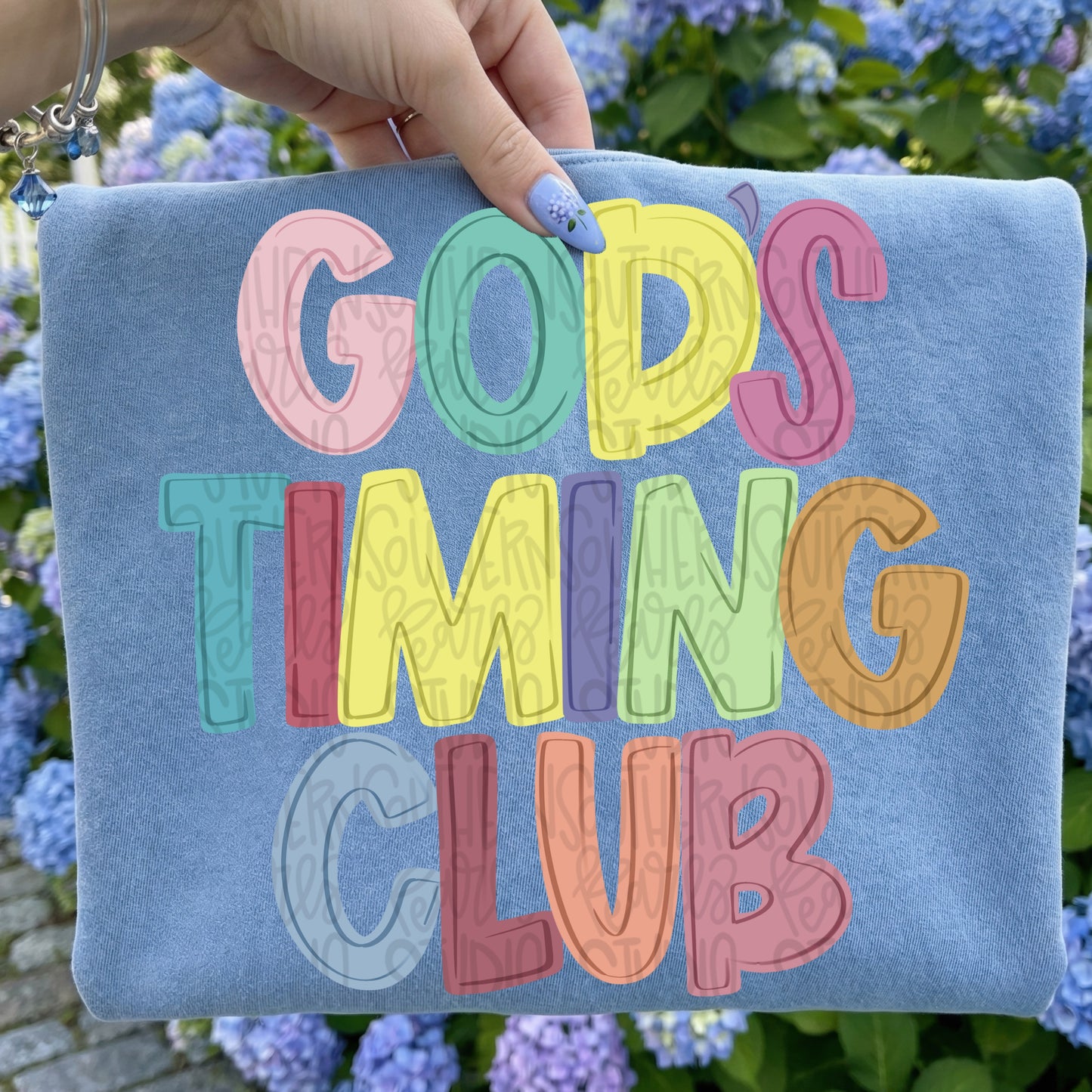 God’s timing club png, trendy png, whimsy png, viral png, mom png, Digital Download png