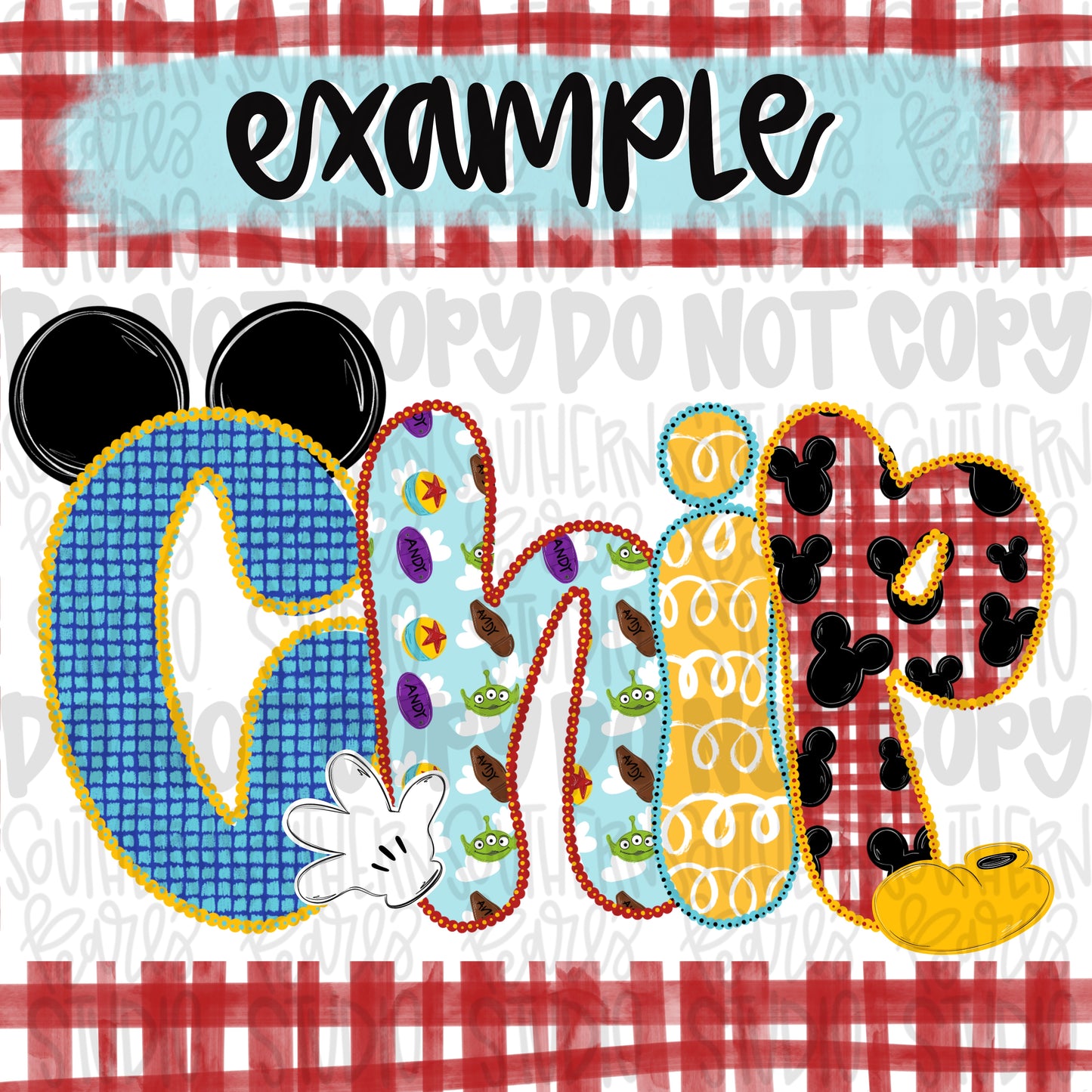 Magical Alpha Set | vacation alpha, colorful alpha, striped alpha, gingham alpha | PNG Font | Sublimation Design | Digital Download