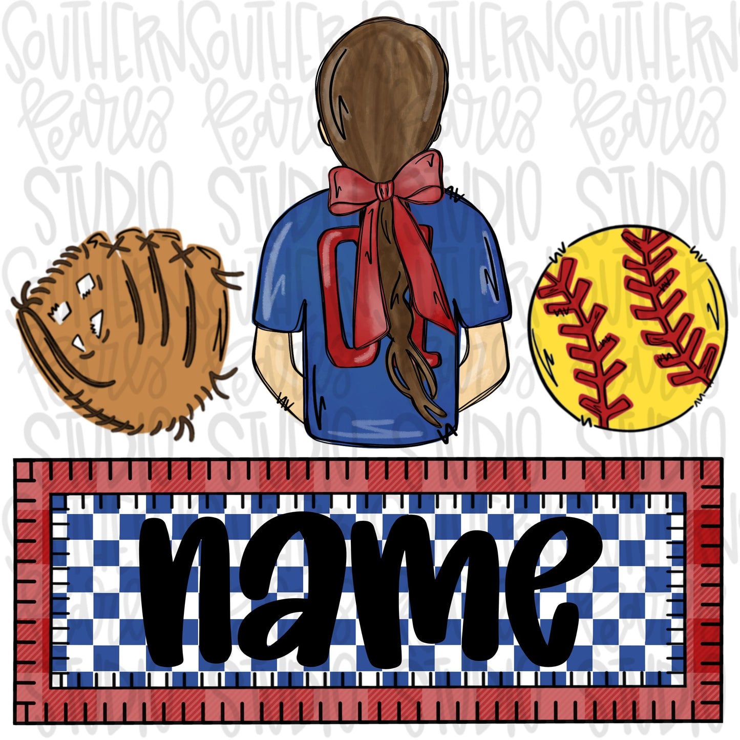 Softball girl name patch | Softball Mom | Sublimation Design | Digital Download | Women’s, Kids Shirt PNG