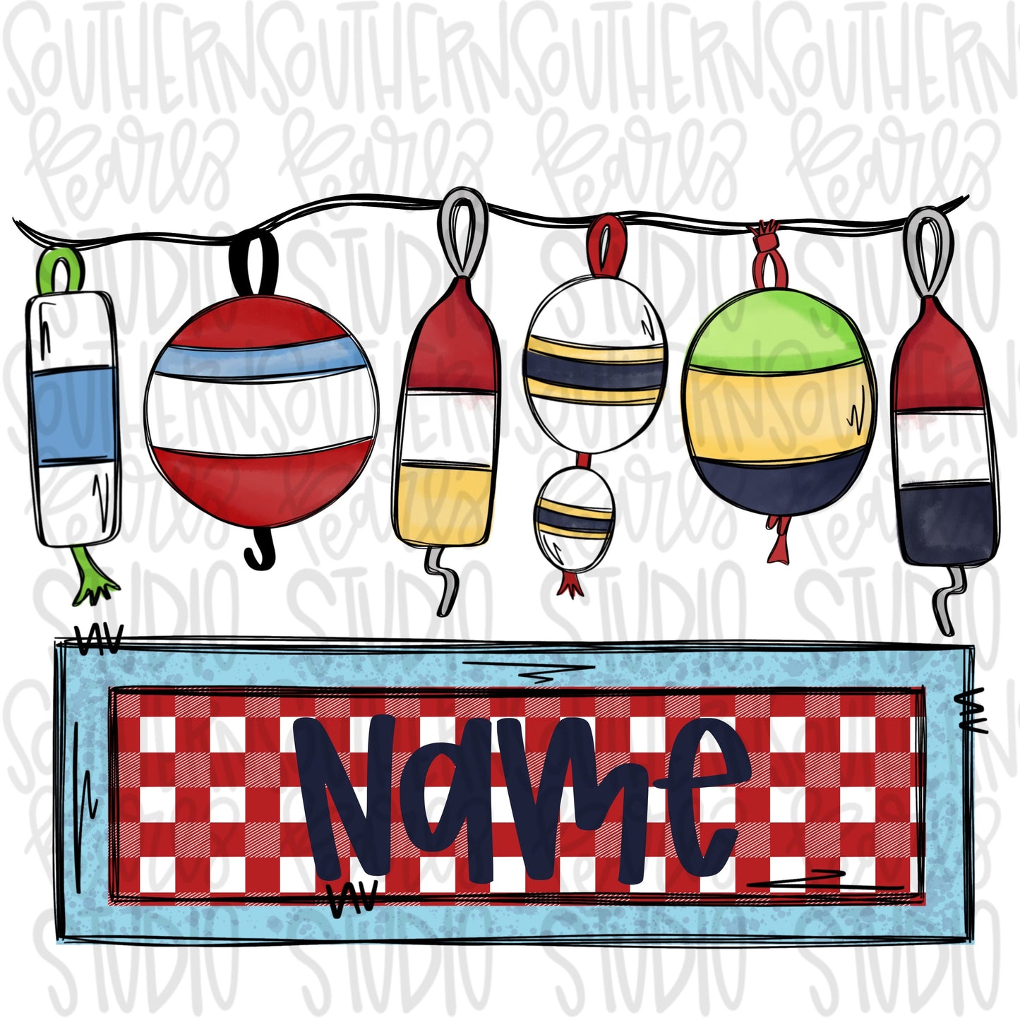 Fishing bobbers and buoys with Name Patch and Without | 2 PNG files| Sublimation Design | Digital Download | Women’s, Kids Shirt PNG SVG