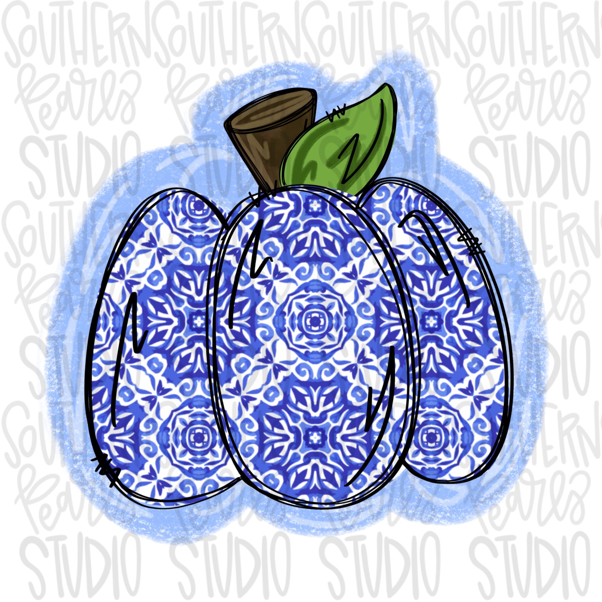 Blue Pumpkin | Sublimation Design | Digital Download | Women’s, Kids Shirt PNG