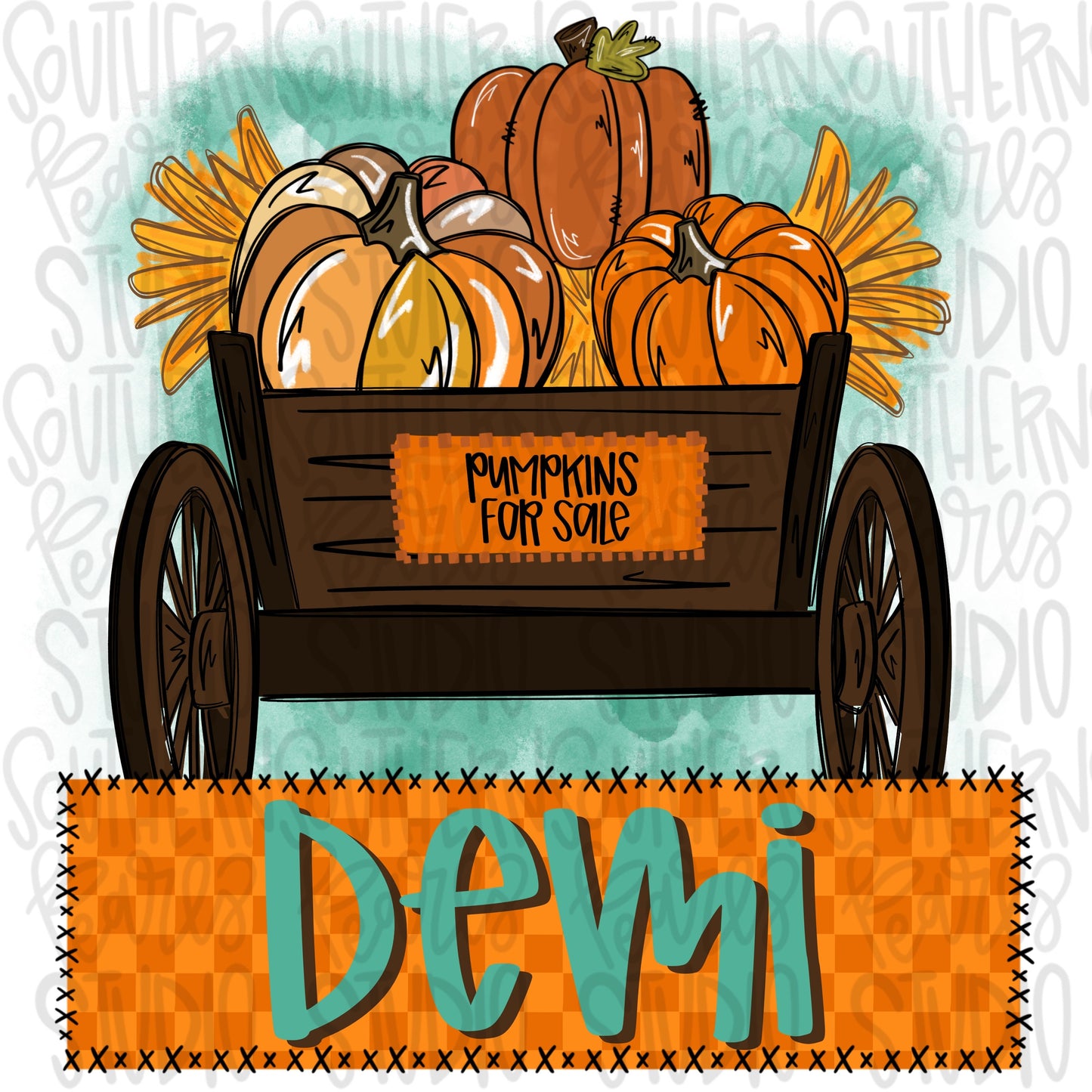 Hayride with Pumpkins Name Patch | fall | Sublimation Design | Digital Download | Women’s, Kids Shirt PNG