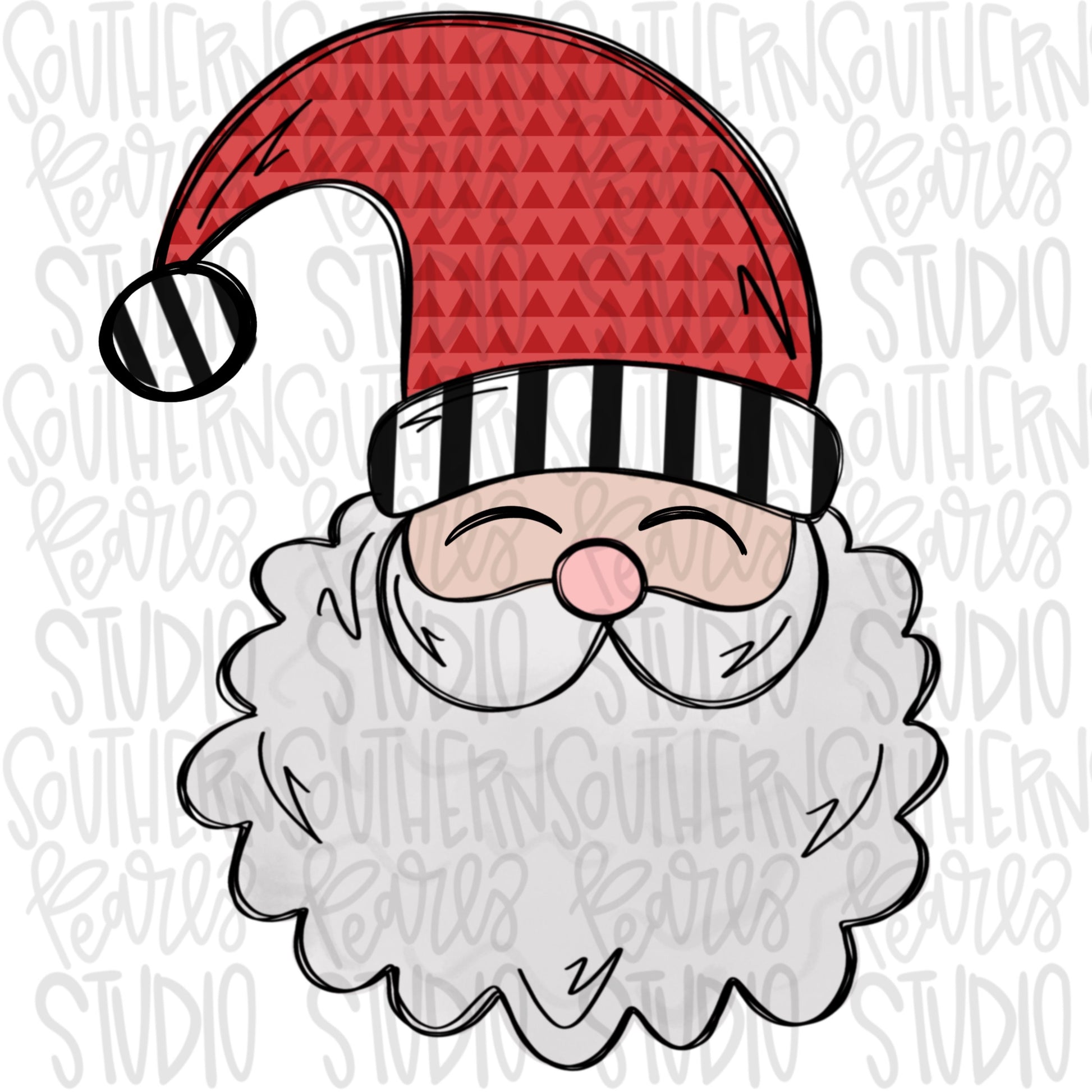 Santa with and without name patch | Sublimation Design | Digital Download | Women’s, Kids Shirt PNG