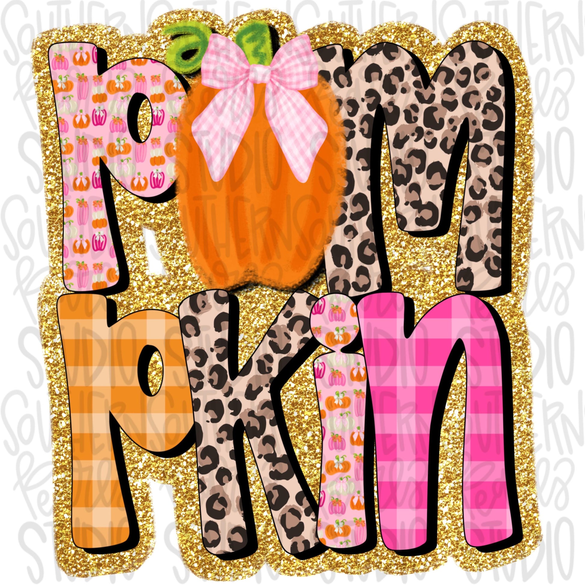 Pumpkin wording | Sublimation Design | Digital Download | Women’s, Kids Shirt PNG