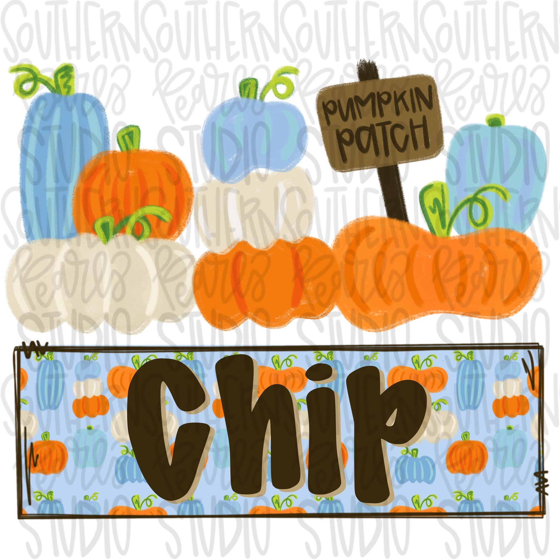 Pumpkin patch with Name Patch boy | Sublimation Design | Digital Download | Women’s, Kids Shirt PNG