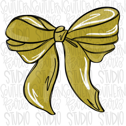 Bow | Vegas gold | PNG | Sublimation | Design Download