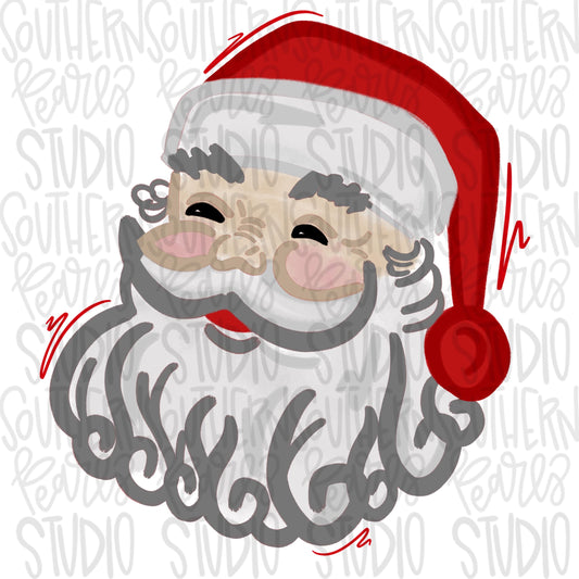 Santa vintage style | Sublimation Design | Digital Download | Women’s, Kids Shirt PNG