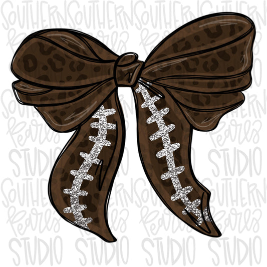 Football bow | Go Team | PNG | Sublimation | Design Download