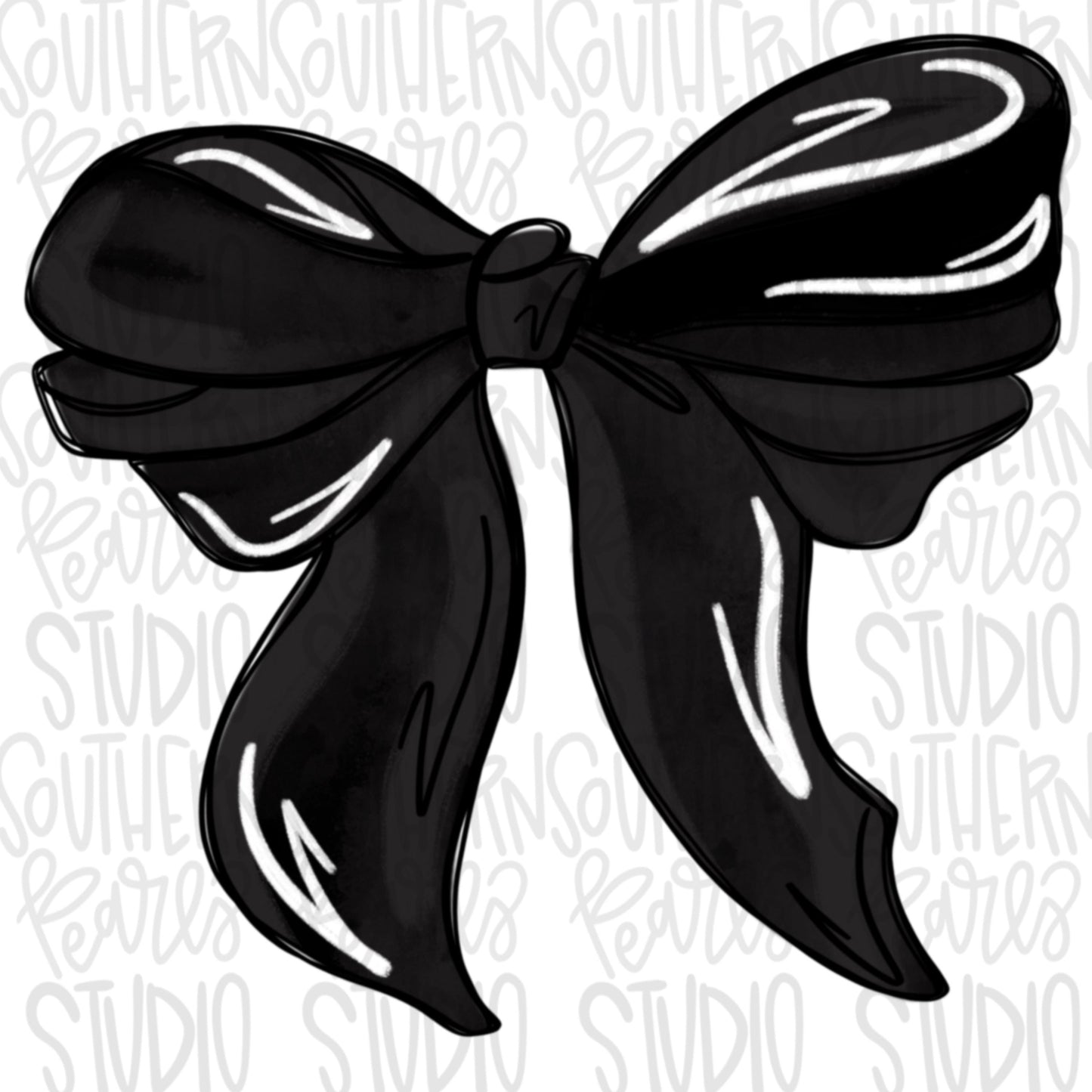 Bow | black | PNG | Sublimation | Design Download