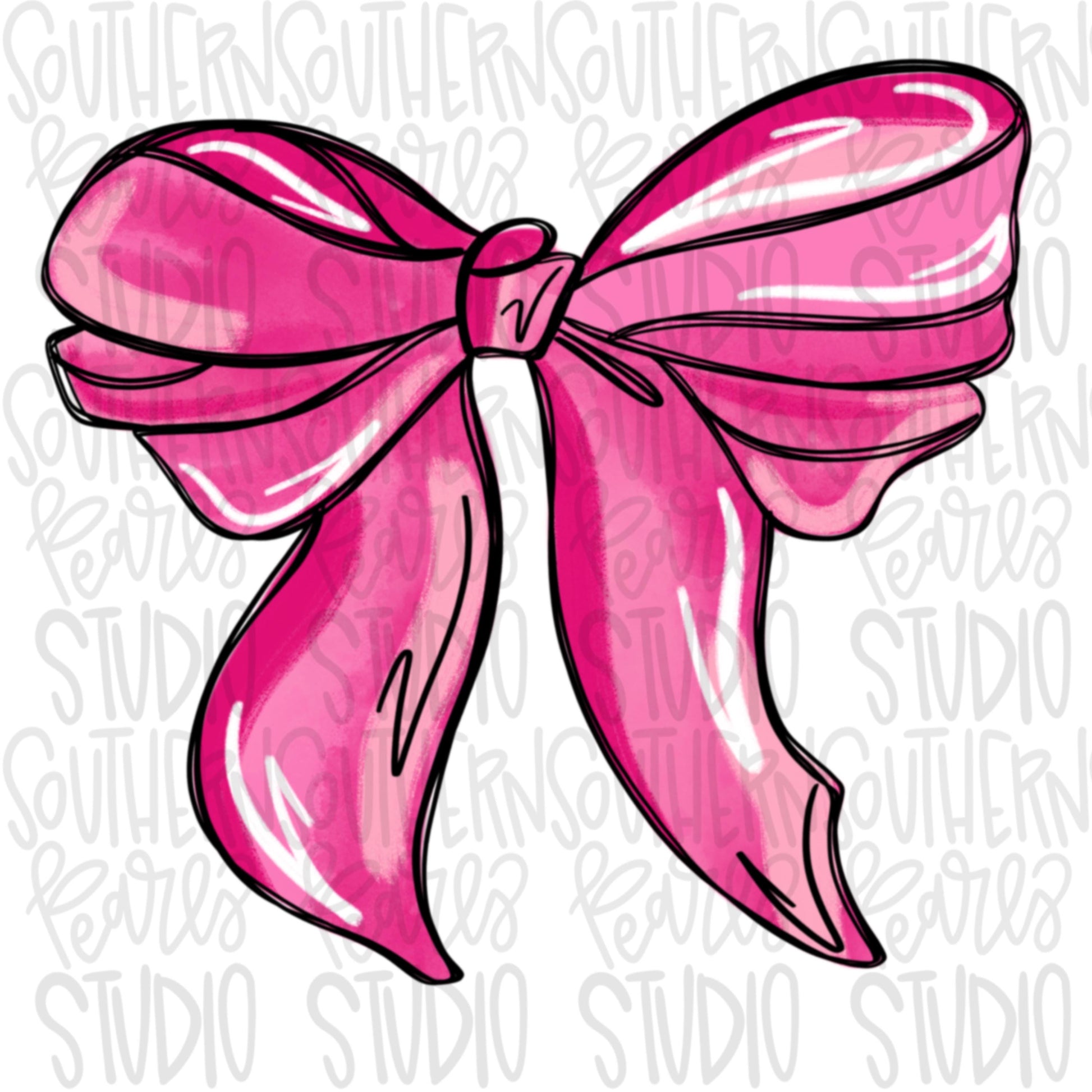 Bow | Pink | PNG | Sublimation | Design Download