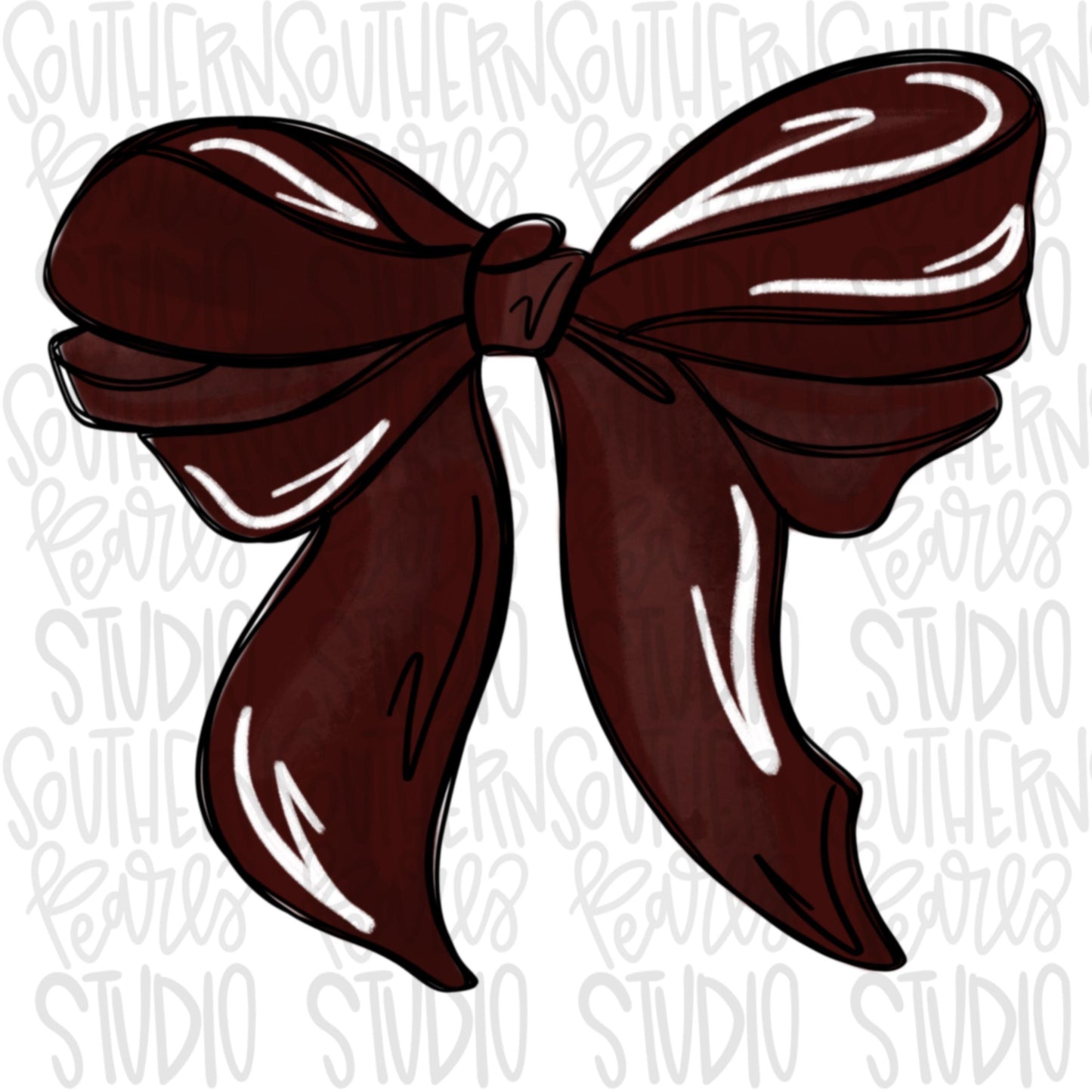 Bow | maroon | PNG | Sublimation | Design Download