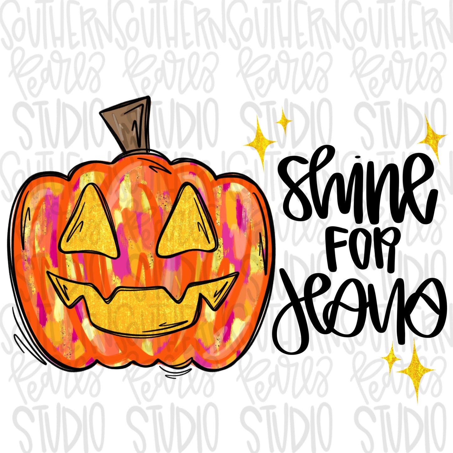 Sine for Jesus | jack-o’-lantern | Sublimation Design | Digital Download | Women’s, Kids Shirt PNG