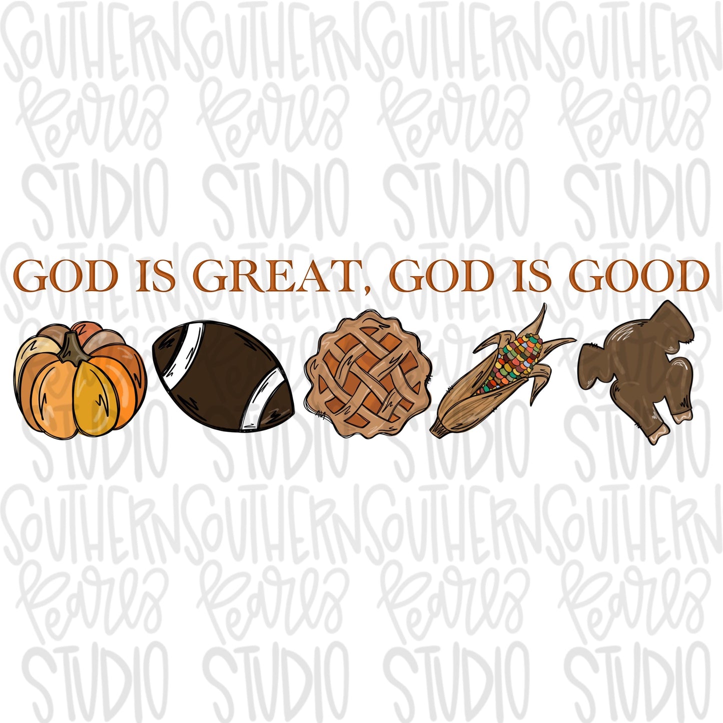 God is great God is good | Thanksgiving | Sublimation Design | Digital Download | Women’s, Kids Shirt PNG