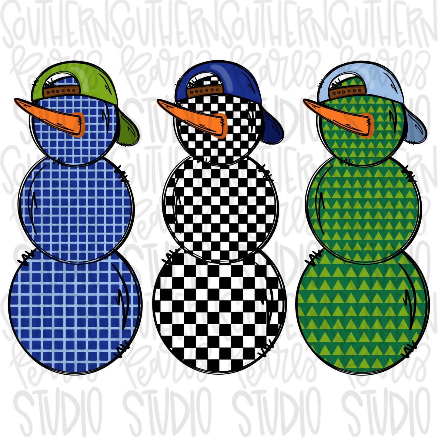 Snowmen with backwards hat | Sublimation Design | Digital Download | Women’s, Kids Shirt PNG