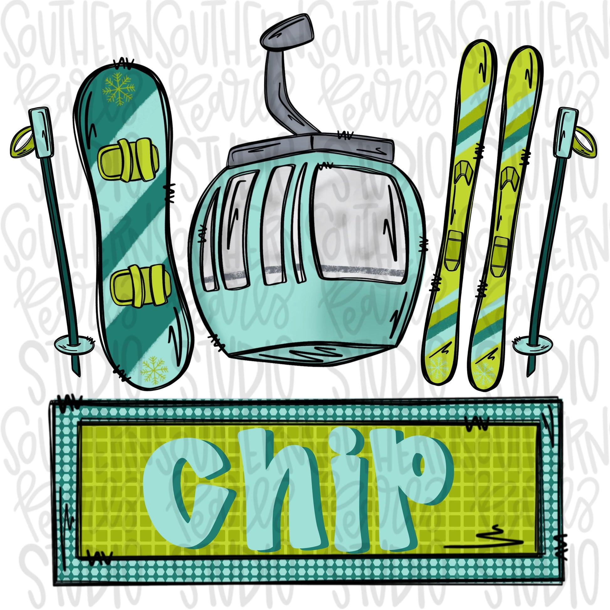 Skiing and snowboarding items with name patch | boy | Sublimation Design | Digital Download | Women’s, Kids Shirt PNG