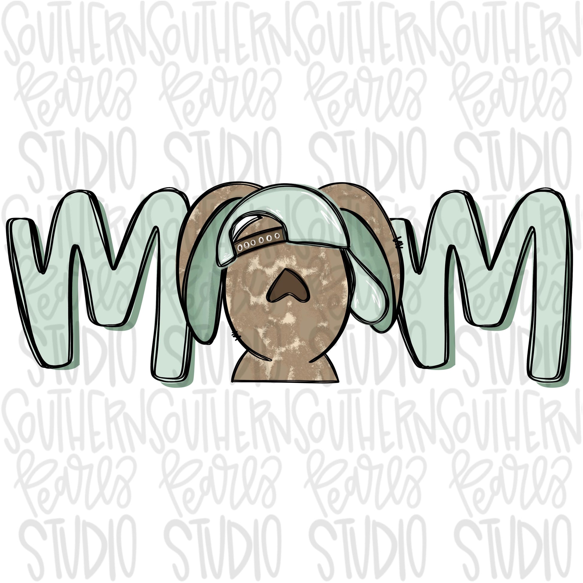 Mom with boy Easter Bunny with hat | Sublimation Design | Digital Download | Women’s, Kids Shirt PNG