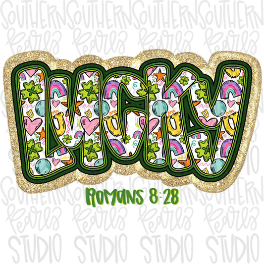 Romans 8:28 | St Patrick Day | Sublimation Design | Digital Download | Women’s, Kids Shirt PNG