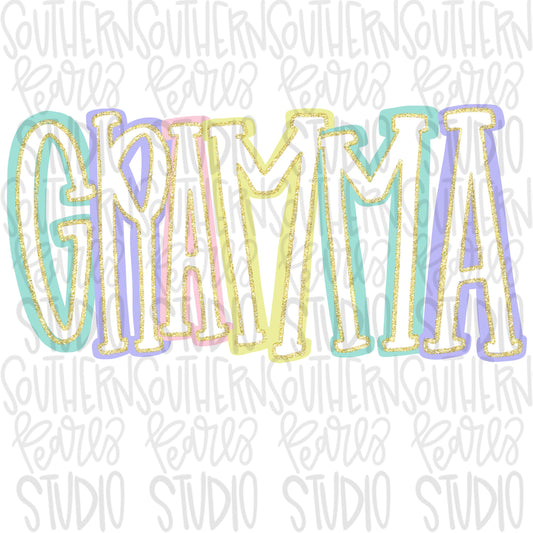 Gramma | Sublimation Design | Digital Download | Women’s, Kids Shirt PNG