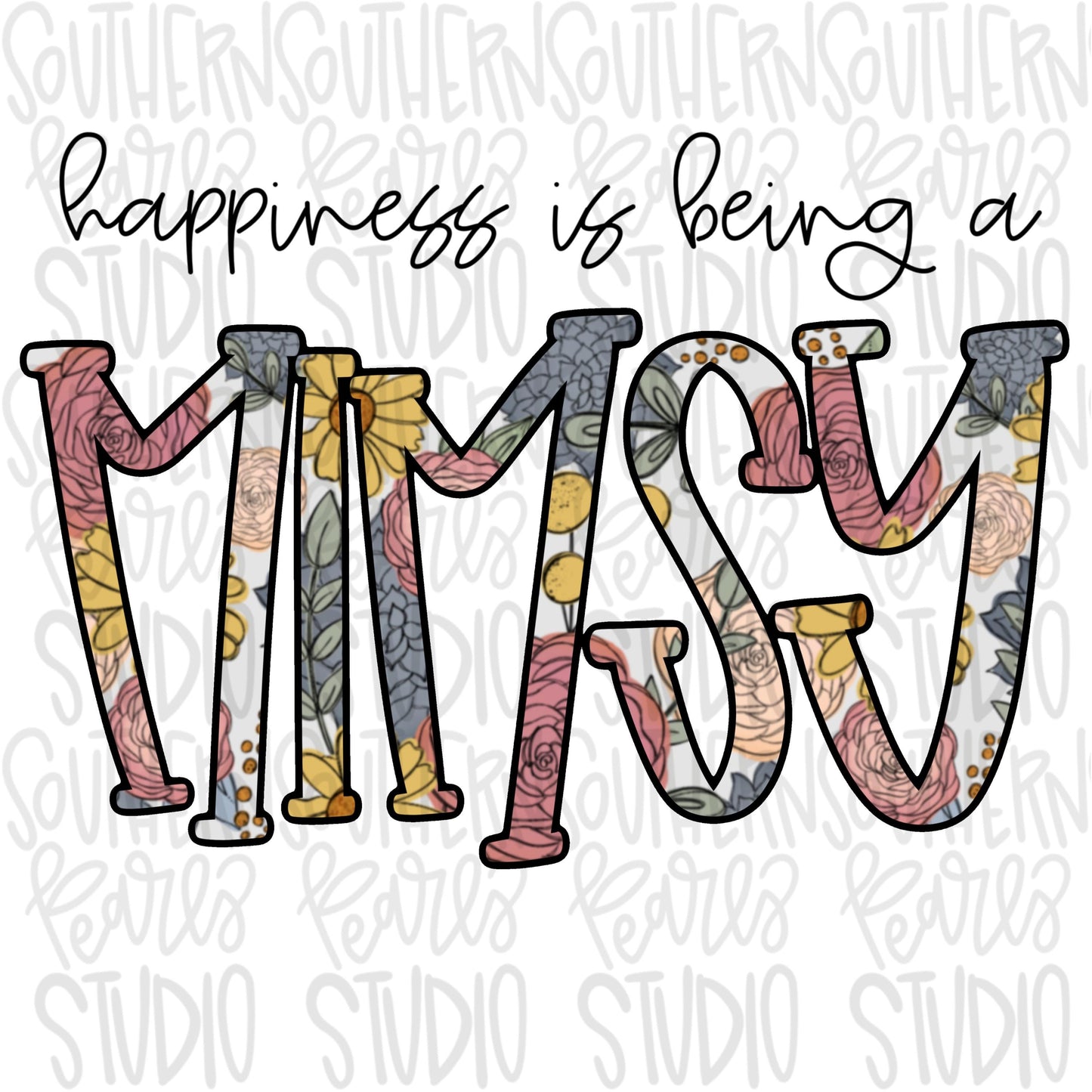 Happiness is being a MIMSY | Sublimation Design | Digital Download | Women’s, Kids Shirt PNG