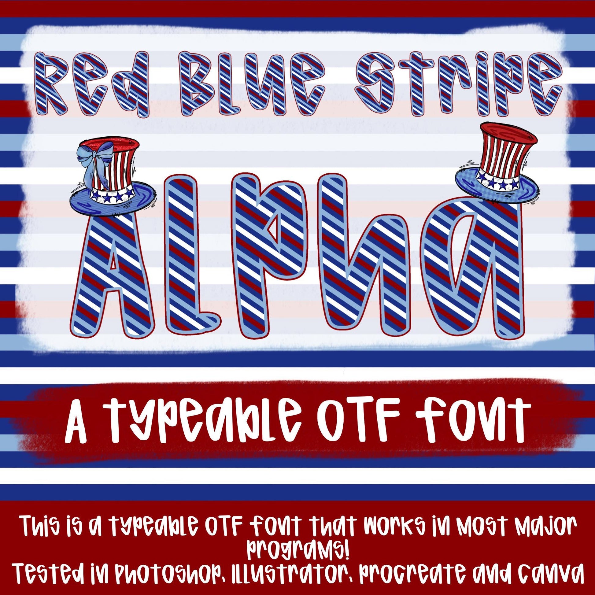 Boy Patriotic Alpha Set | 5 Typeable fonts| Typeable Font | Sublimation Design | Digital Download | Women’s, Kids Shirt PNG