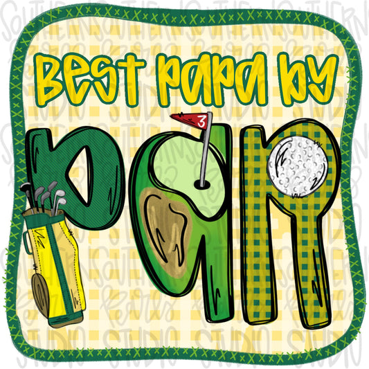 Best papa by par | Fathers Day | Sublimation Design | Digital Download | Women’s, Kids Shirt PNG