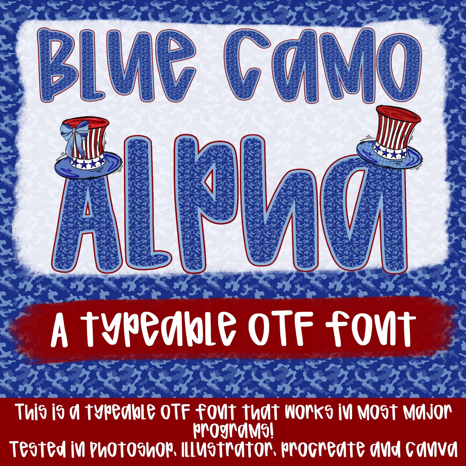 Boy Patriotic Alpha Set | 5 Typeable fonts| Typeable Font | Sublimation Design | Digital Download | Women’s, Kids Shirt PNG