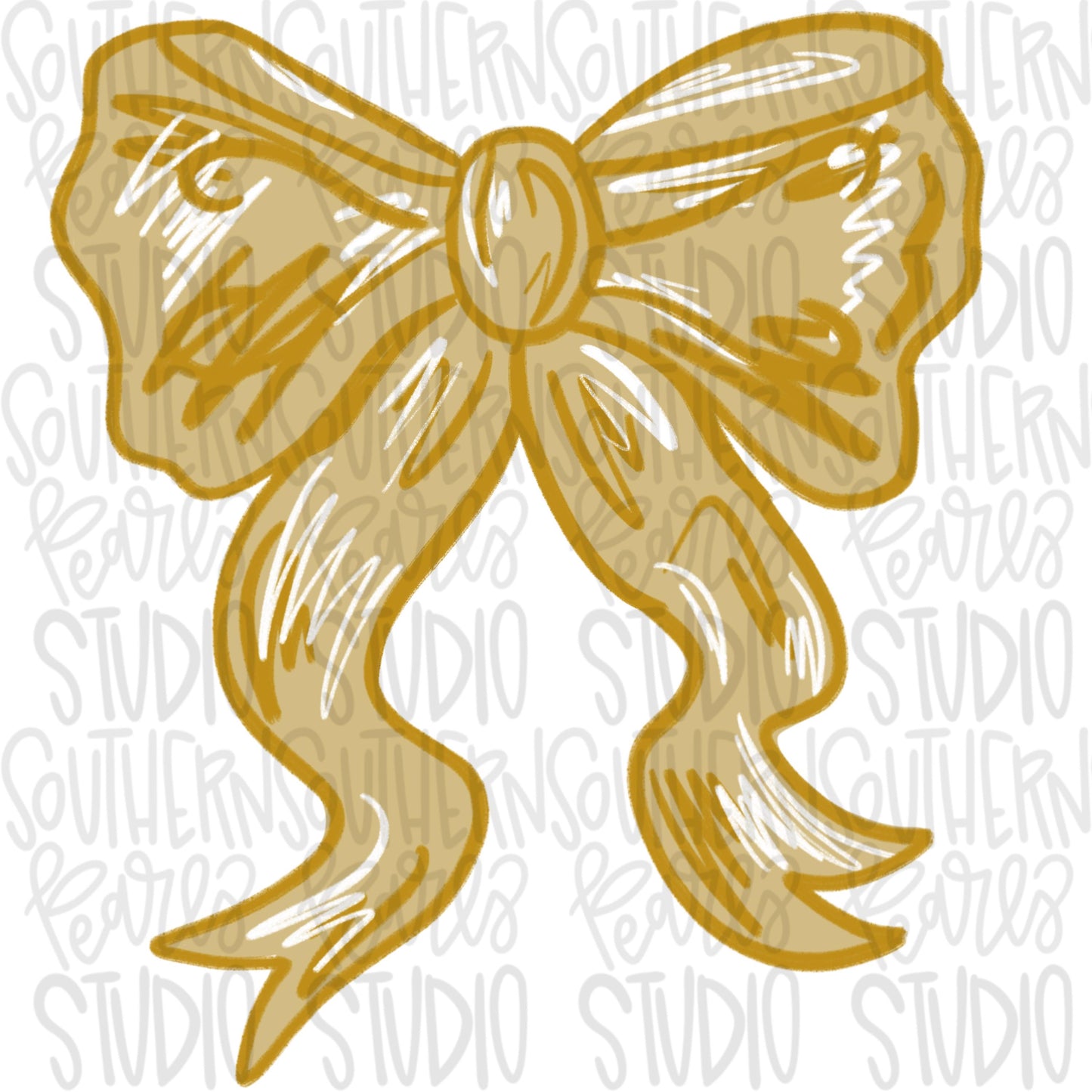 Let’s Go bow | gold and white | Go Team | PNG | Sublimation | Design Download | womens and kids