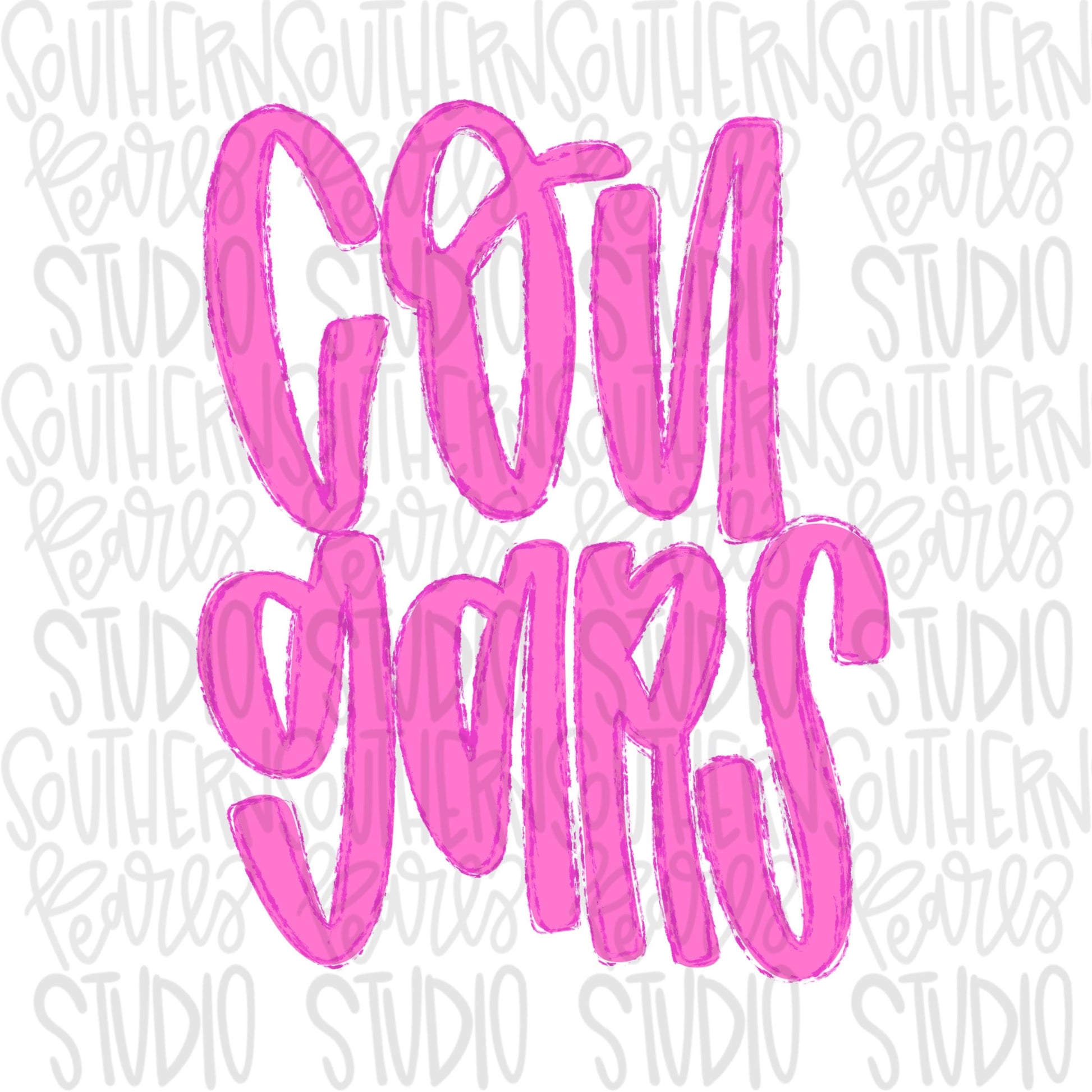 Cougars | Neon pink Mascot in frame | front and back designs | Sublimation Design | Digital Download | Women’s, Kids Shirt PNG