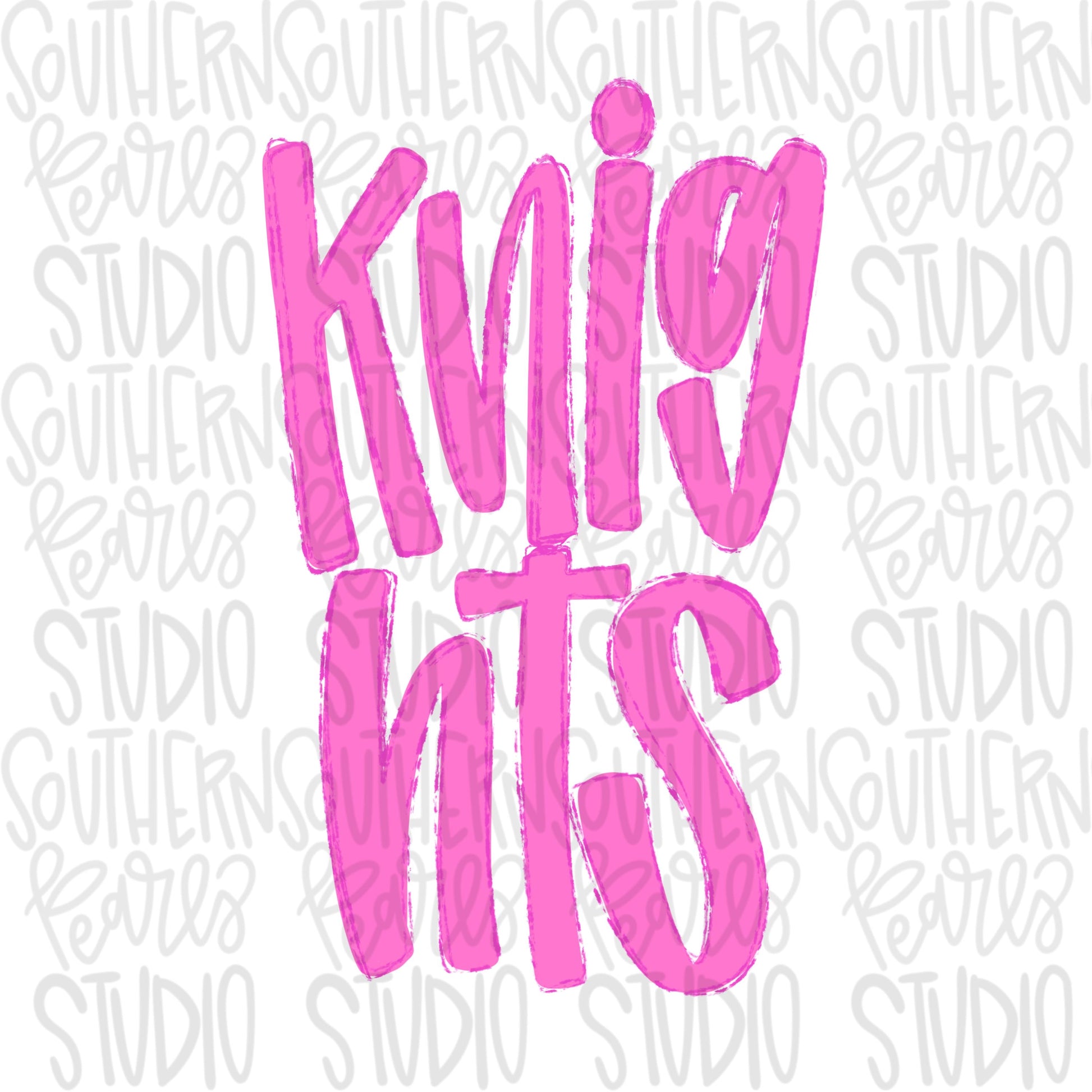 Knights | Neon pink Mascot in frame | front and back designs | Sublimation Design | Digital Download | Women’s, Kids Shirt PNG