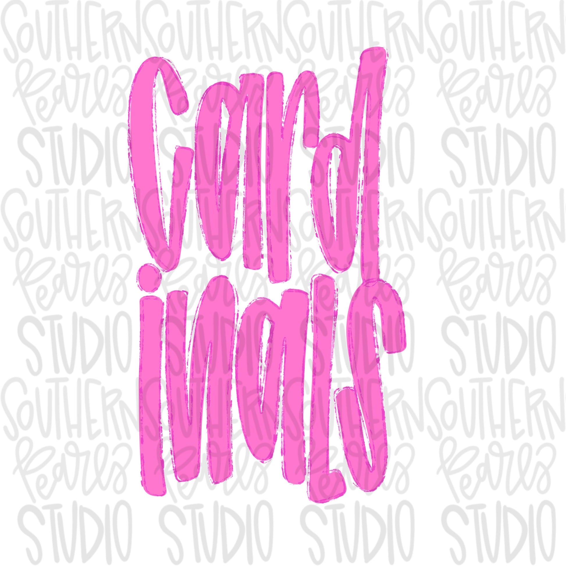 Cardinals | Neon pink Mascot in frame | front and back designs | Sublimation Design | Digital Download | Women’s, Kids Shirt PNG