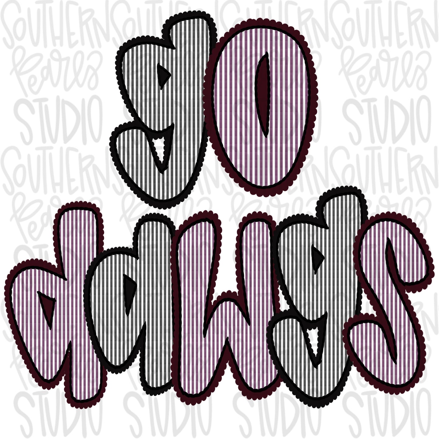 Seersucker Alpha baby pink | PNG Font | Sublimation Design | Digital Download | Women’s, Kids Shirt PNG