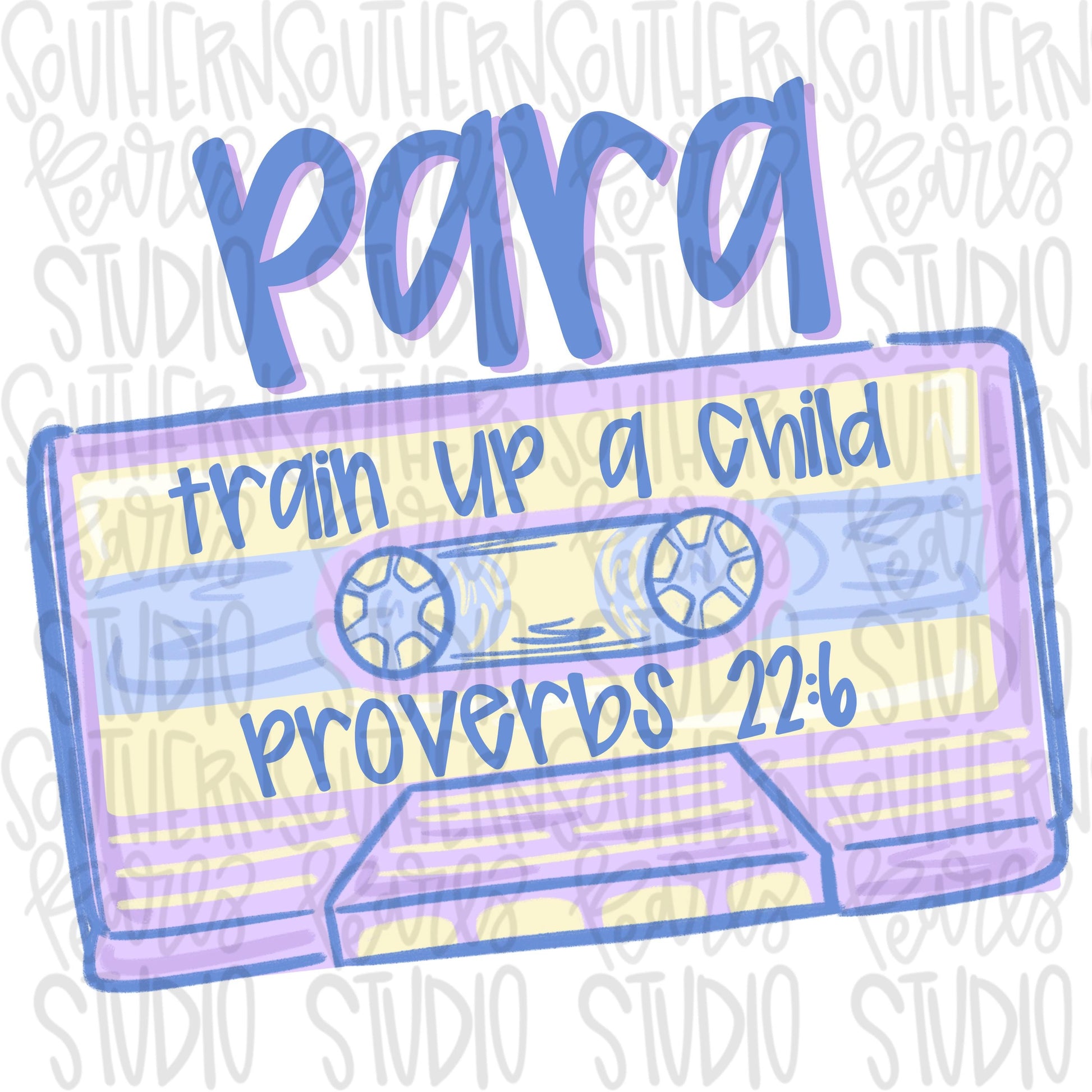 Para cassette tape | train up a child | proverbs 22:6 | PNG | Sublimation design | Design Download | dtf | dtg | women’s Kids
