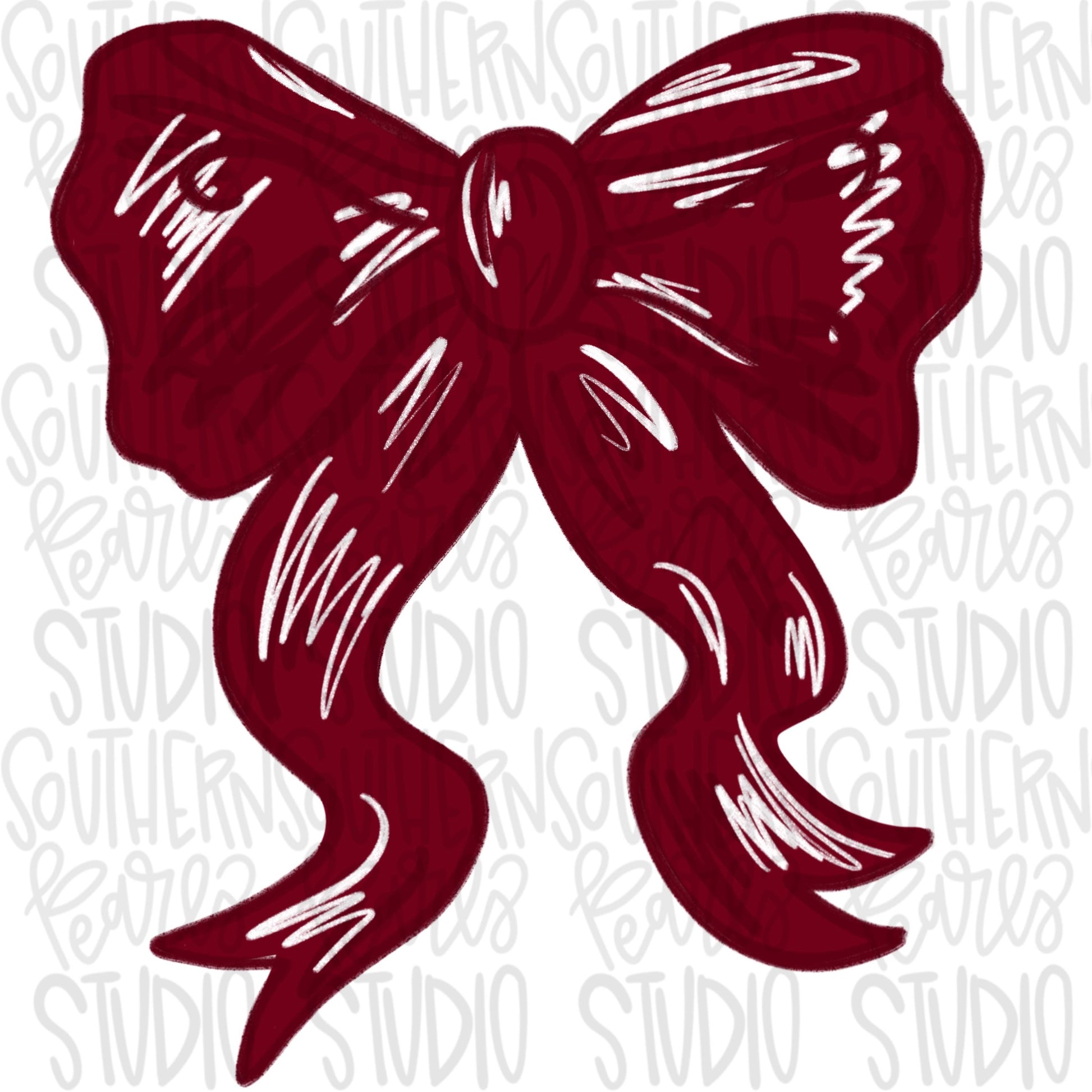 Let’s Go bow | crimson, black and white | Go Team | PNG | Sublimation | Design Download | womens and kids