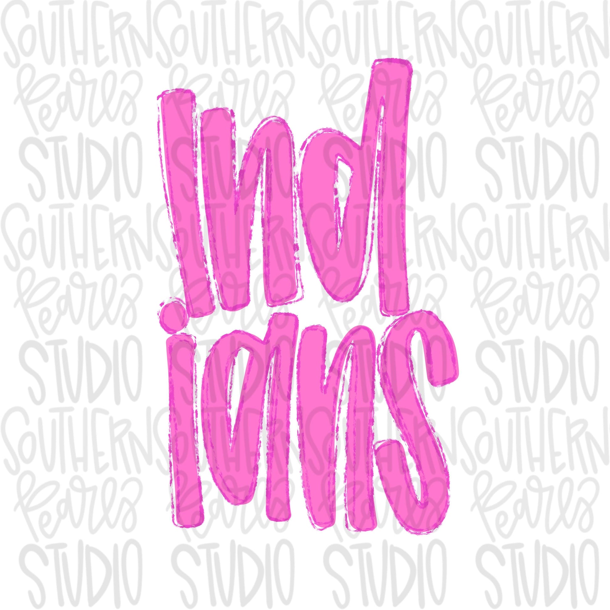 Indians | Neon pink Mascot in frame | front and back designs | Sublimation Design | Digital Download | Women’s, Kids Shirt PNG