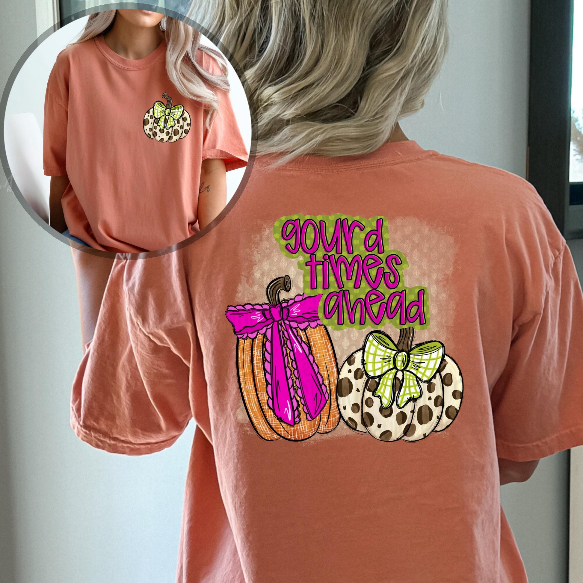 Gourd times Ahead | Sublimation Design | Digital Download | Women’s, Kids Shirt PNG