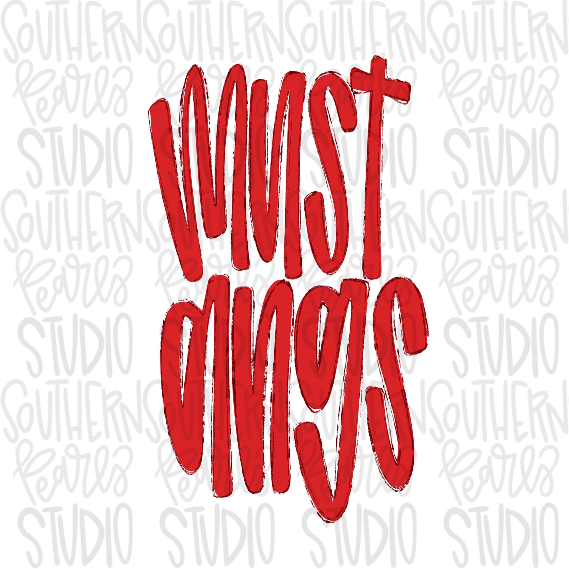 Mustangs | red Mascot in frame | front and back designs | Sublimation Design | Digital Download | Women’s, Kids Shirt PNG