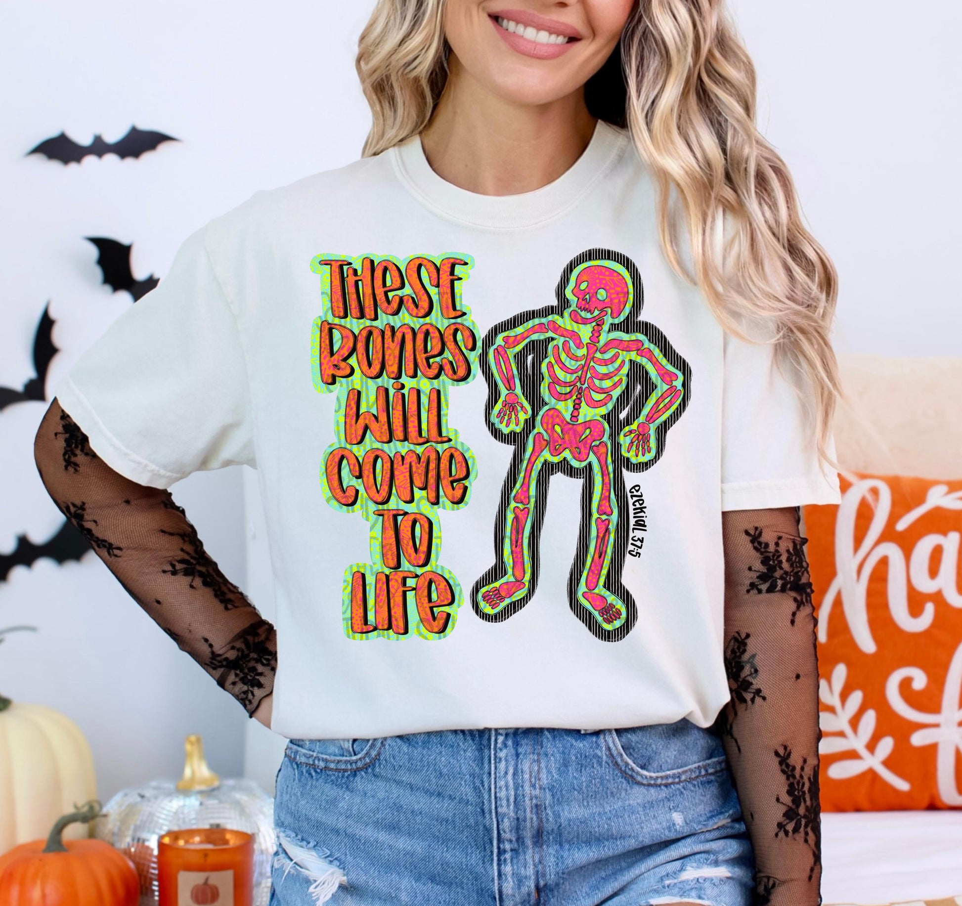 These bones will come to life Skeleton | Sublimation Design | Digital Download | Women’s, Kids Shirt PNG