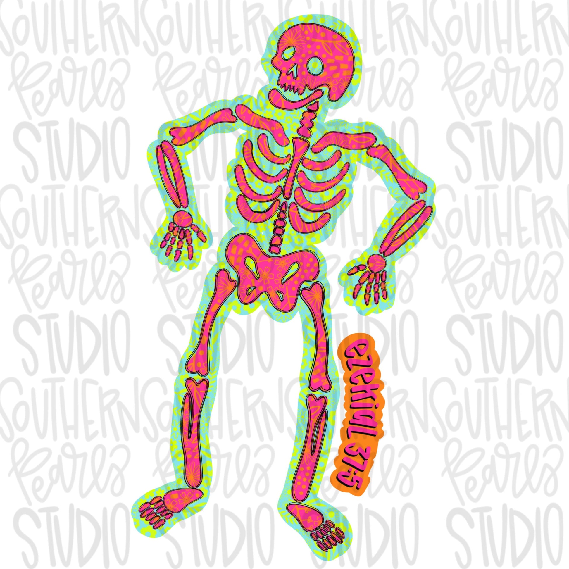 These bones will come to life Skeleton in patch | front and back designs | Sublimation Design | Digital Download | Women’s, Kids Shirt PNG