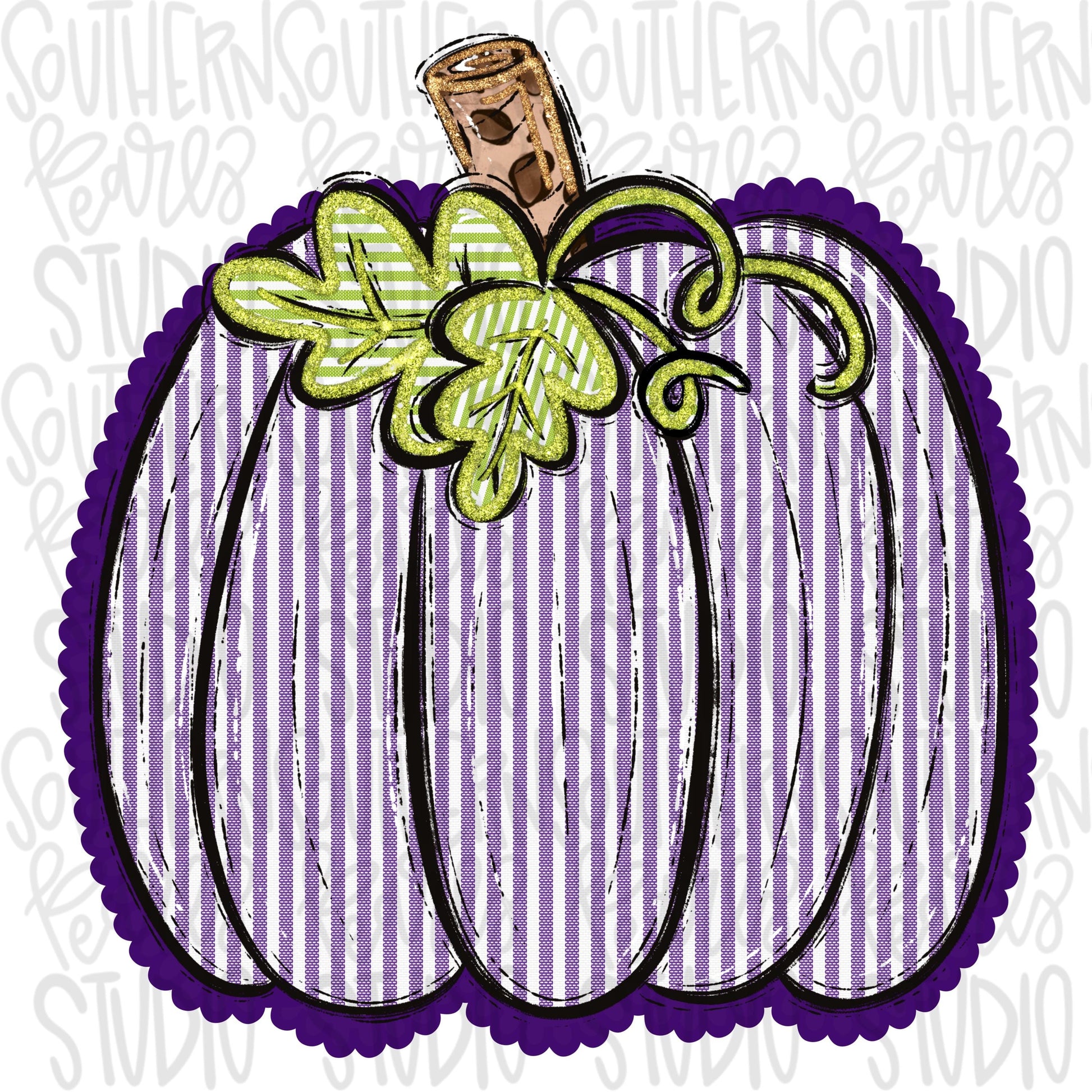 Seersucker Pumpkin | Purple | PNG Font | Sublimation Design | Digital Download | Women’s, Kids Shirt PNG